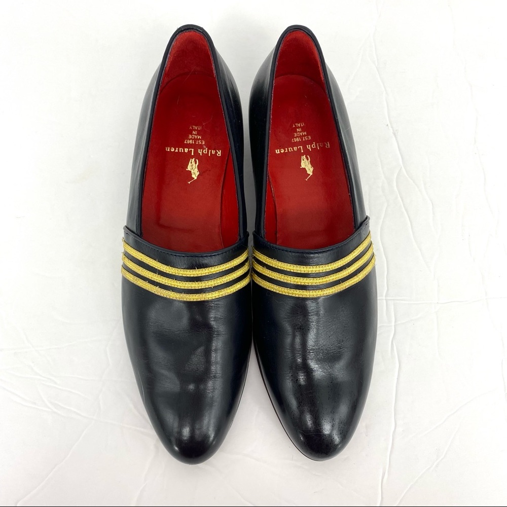 Vintage RARE Ralph Lauren Loafers Shoes Equestrian